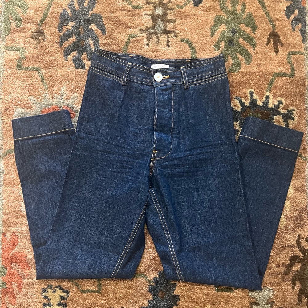 Jesse Kamm Ranger Pants in Dark Blue Denim Size 6
